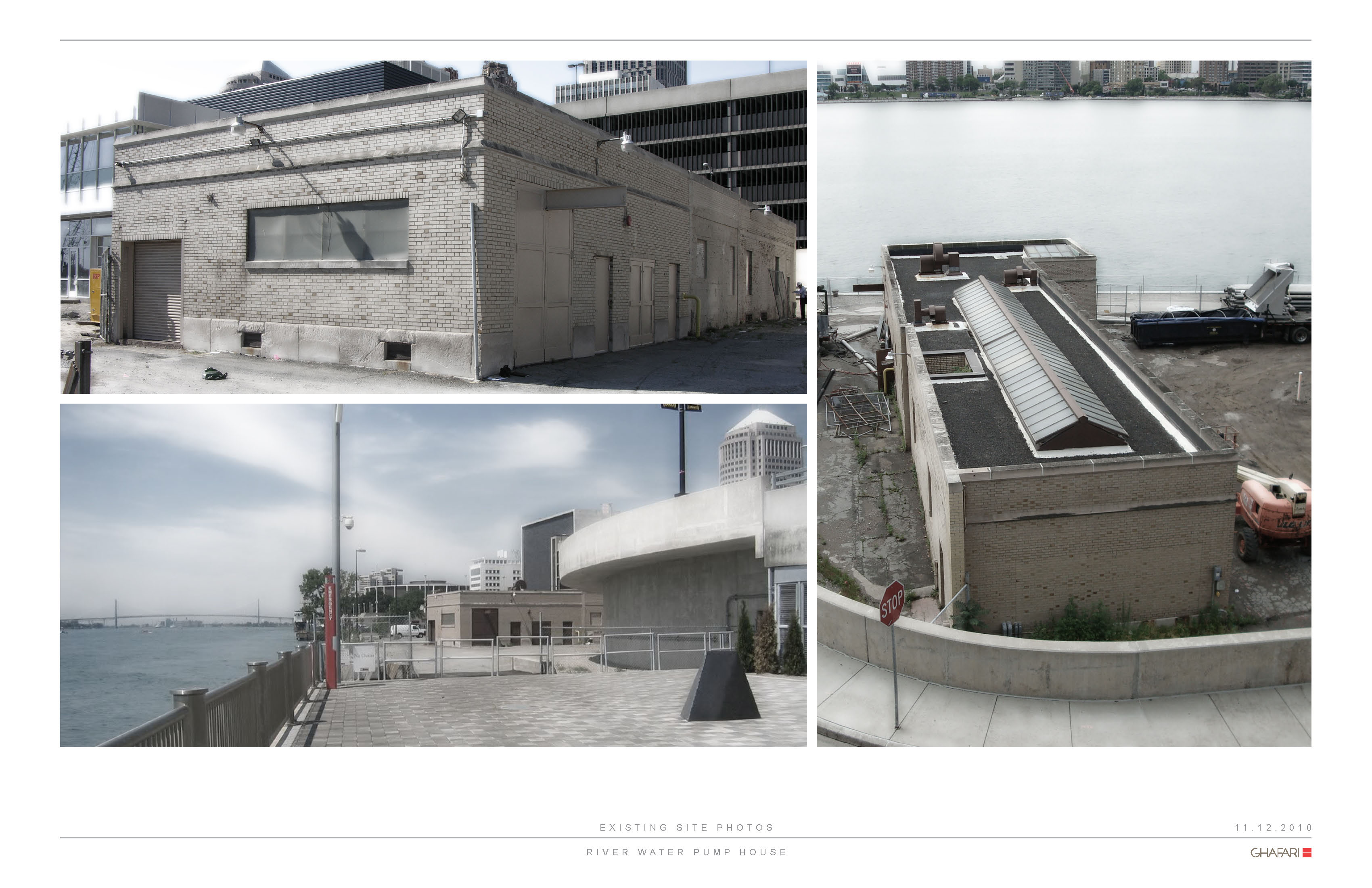 River Water Pump House Detroit MI Thresholds Design Between